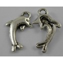 Lot de 10 breloques pendentifs "dauphin"