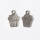 Lot de 10 breloques pendentifs "cupcake"