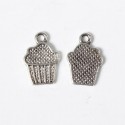 Lot de 10 breloques pendentifs "cupcake"