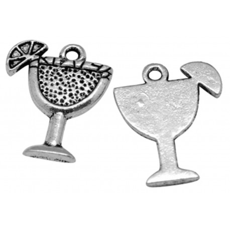 Lot de 10 breloques pendentifs "pied"