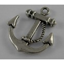 Lot de 10 breloques pendentifs "ancre bateau"