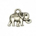 Lot de 10 breloques pendentifs "éléphant"