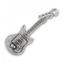 Lot de 10 breloques pendentifs "guitare"